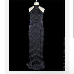 Vintage Oleg Cassini Beaded Fringe